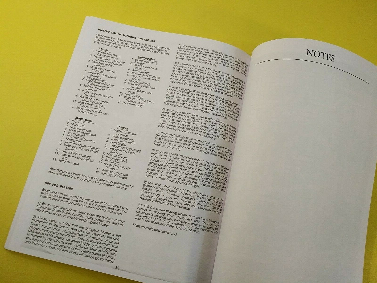 B1 In Search of the Unknown – Dungeons & Dragons – AD&D – D&D