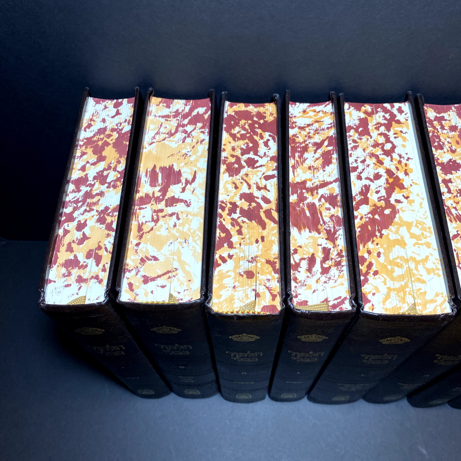 Oz Vehadar Babylonian Talmud 10″ 10 Book Lot Hebrew Language