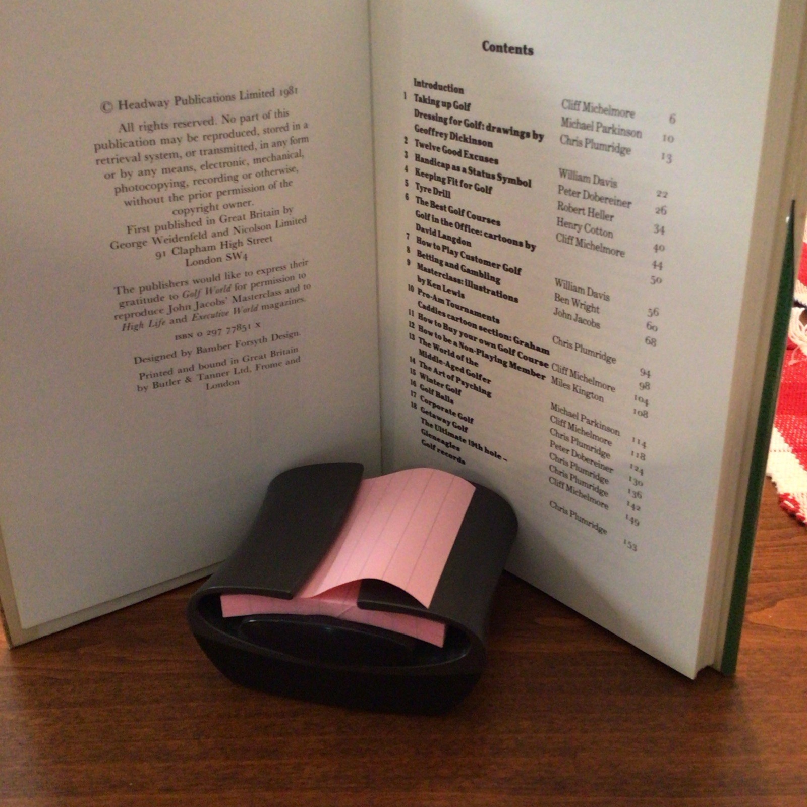 Businessman’s Book of Golf Hardcover – 1981 by Cliff (Ed) MICHELMORE
