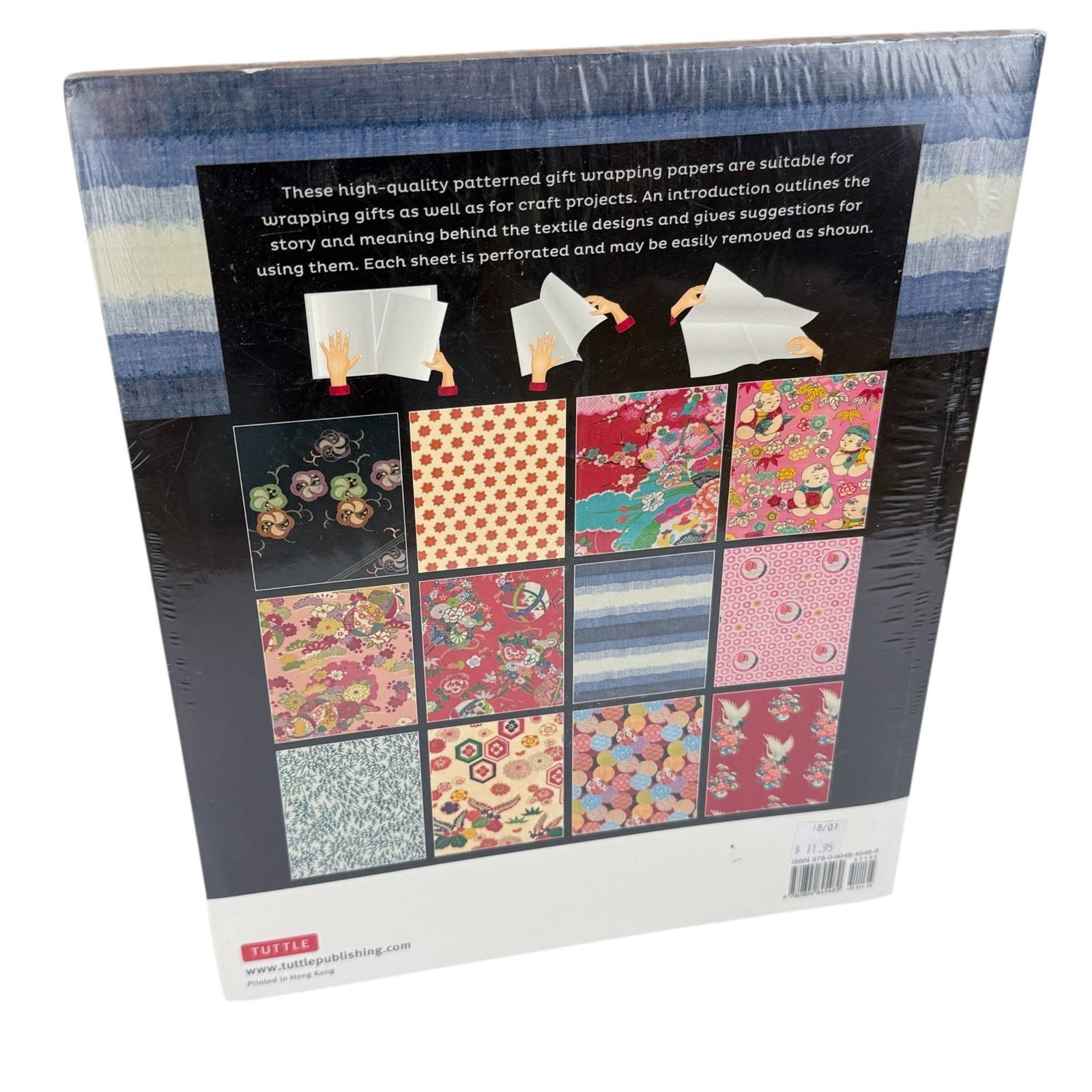 Japanese Kimono Gift Wrapping Papers 12 Sheets of High-Quality 18 X 24 Inch Wrap