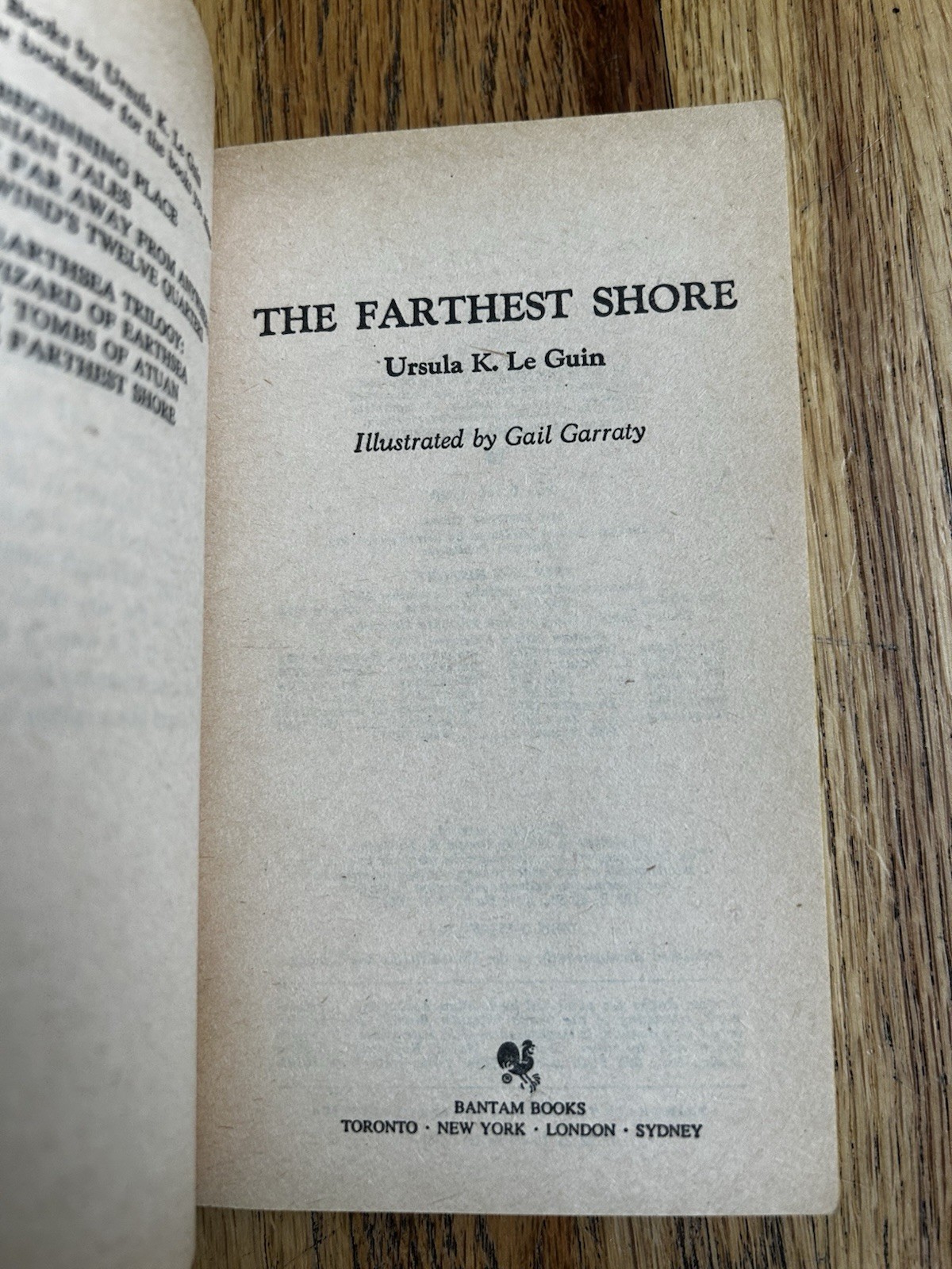 The Farthest Shore by Ursula K. Le Guin (1981, Paperback)
