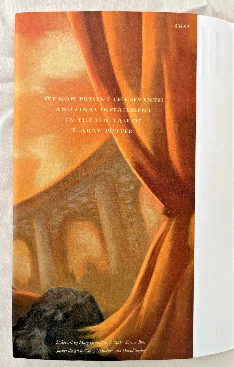 Harry Potter Deathly Hallows True US 1st/1st Hardcover Book 7 Page 759 Error JK