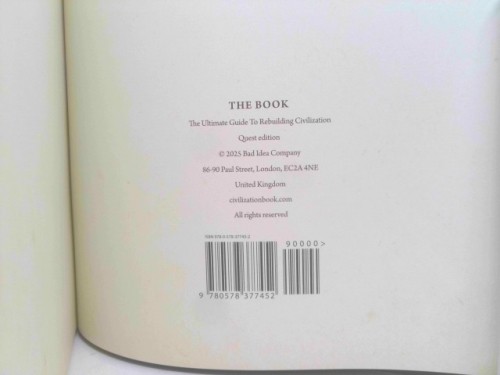 The Book. The Ultimate Guide to Rebuilding a Civilization – Inspirational…