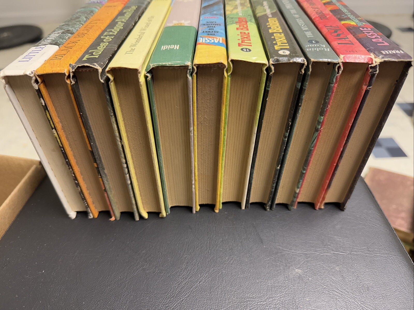 Vintage Whitman Lot of 10Hardcover Books Trixie Black Beauty Wizard of Oz + MORE