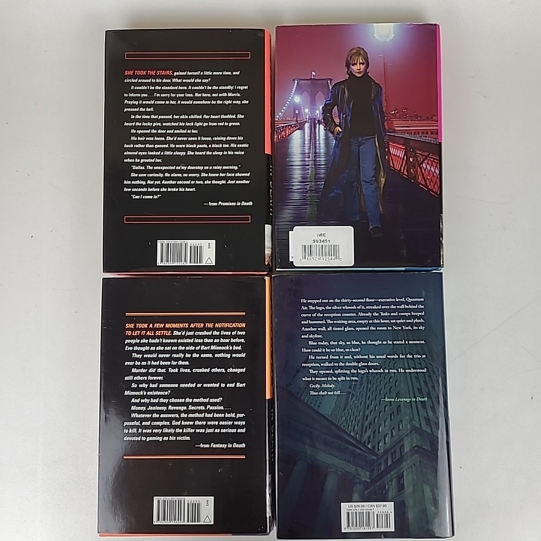 Lot of 14 In Death Hardcovers by J.D. Robb Nora Roberts Police Science Fiction