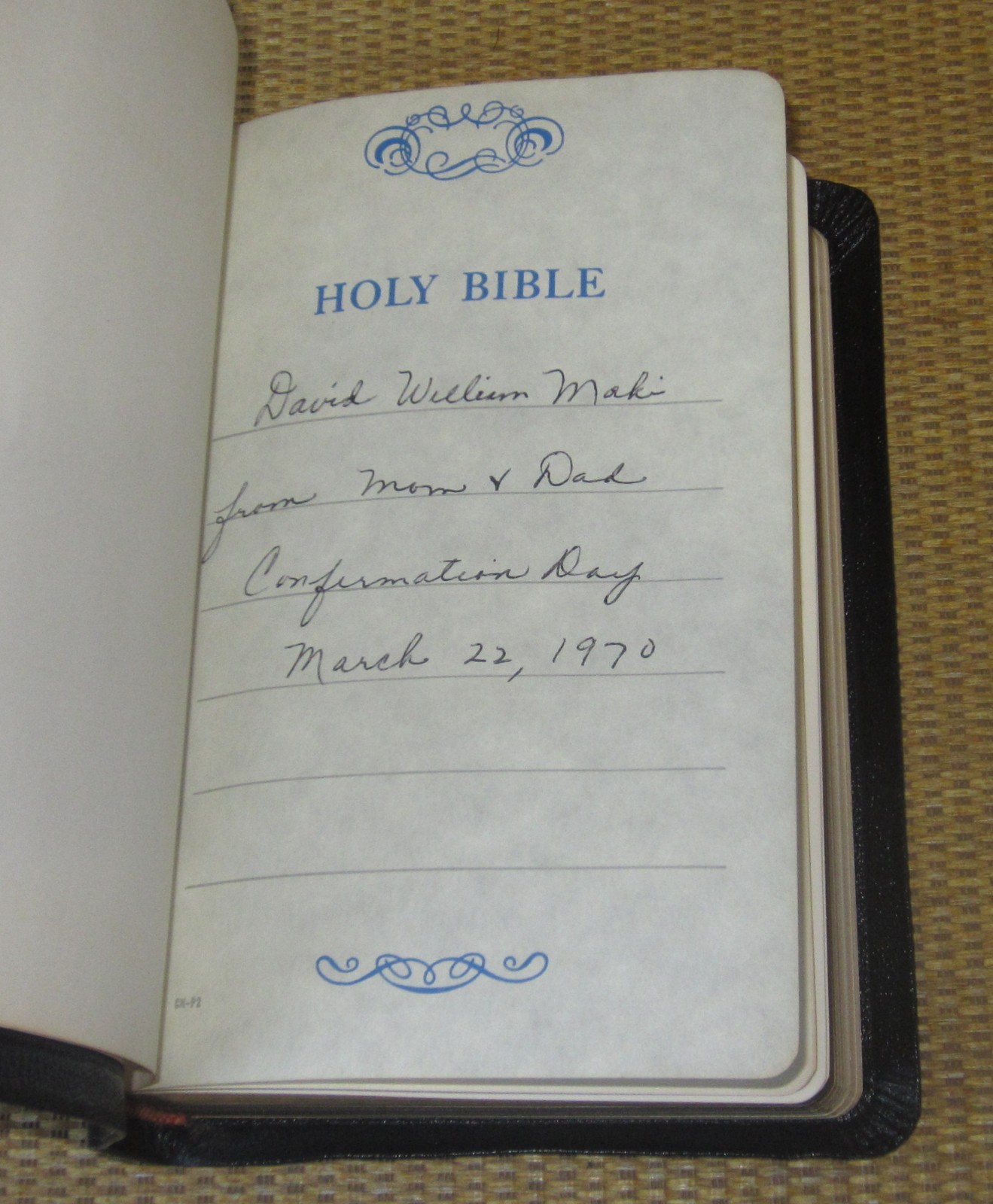 Holy Bible KJV | *Black Leather* National Bible Press RED WORDS NICE