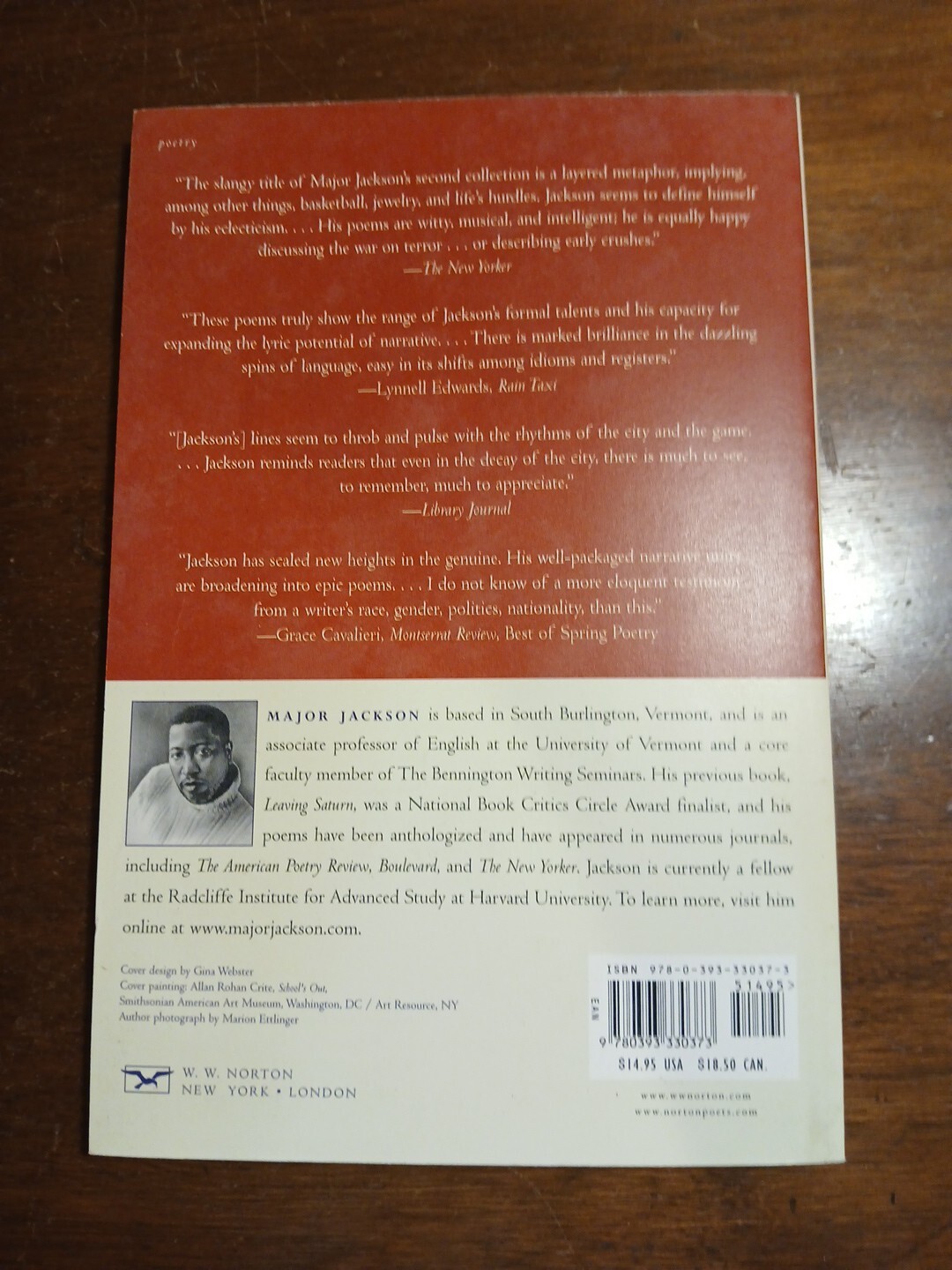 Hoops: Poems Major Jackson Signed First Edition Paperback
