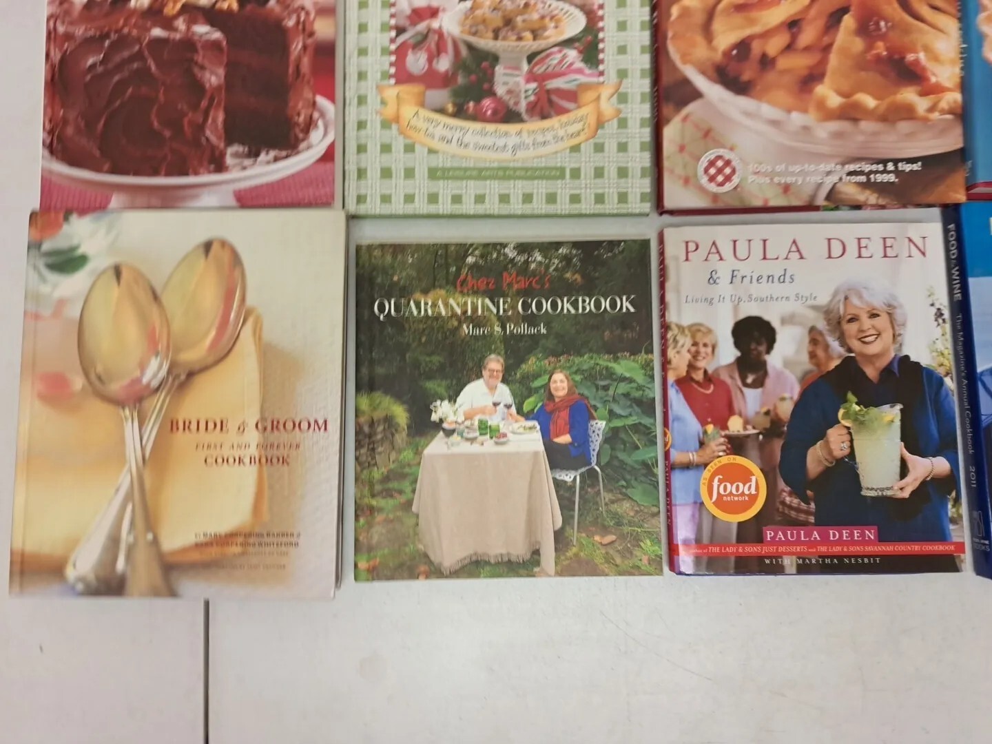 HC Cookbooks Lot Of 8. Christmas, Food & Wine, Southern Living, More #6.6.9