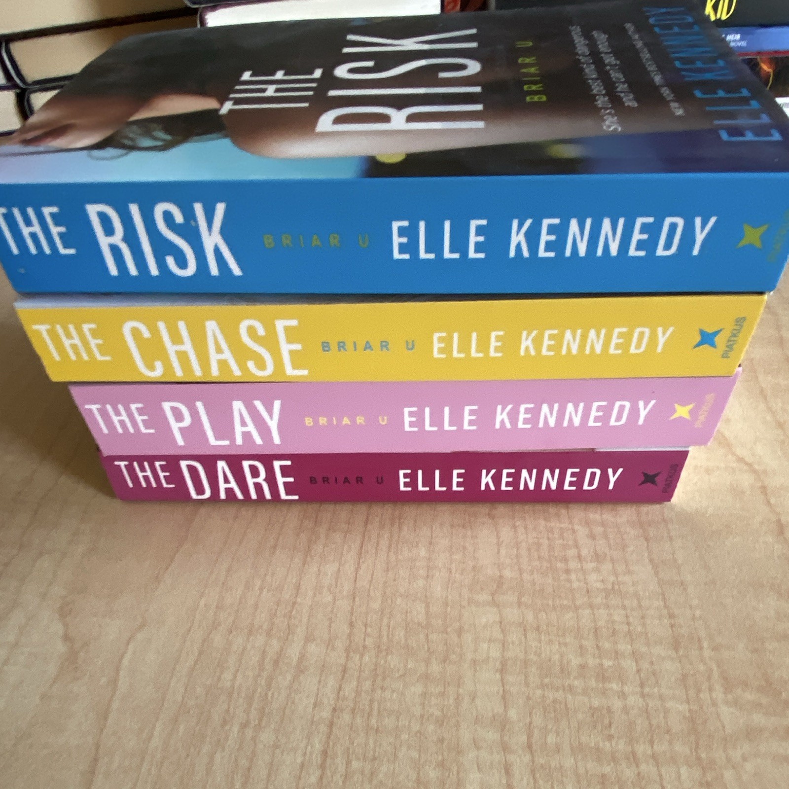 Elle Kennedy Briar U Paperback Romance Lot: The Chase, Risk, Play, Dare