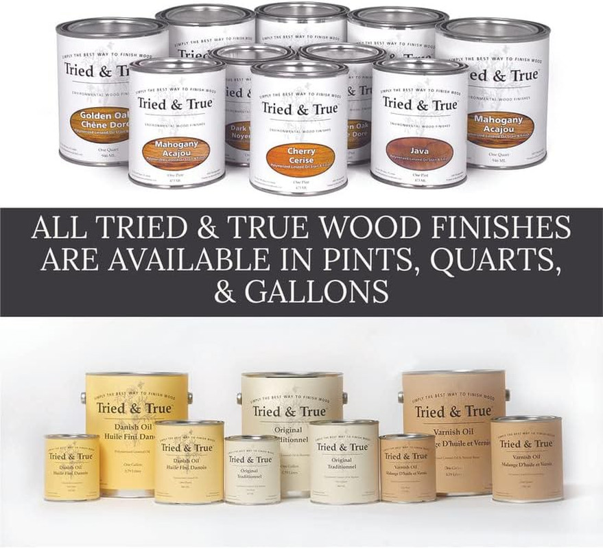 Original Wood Finish, 8 Oz. – Linseed Oil & Beeswax Blend, Ideal for All Woodwor