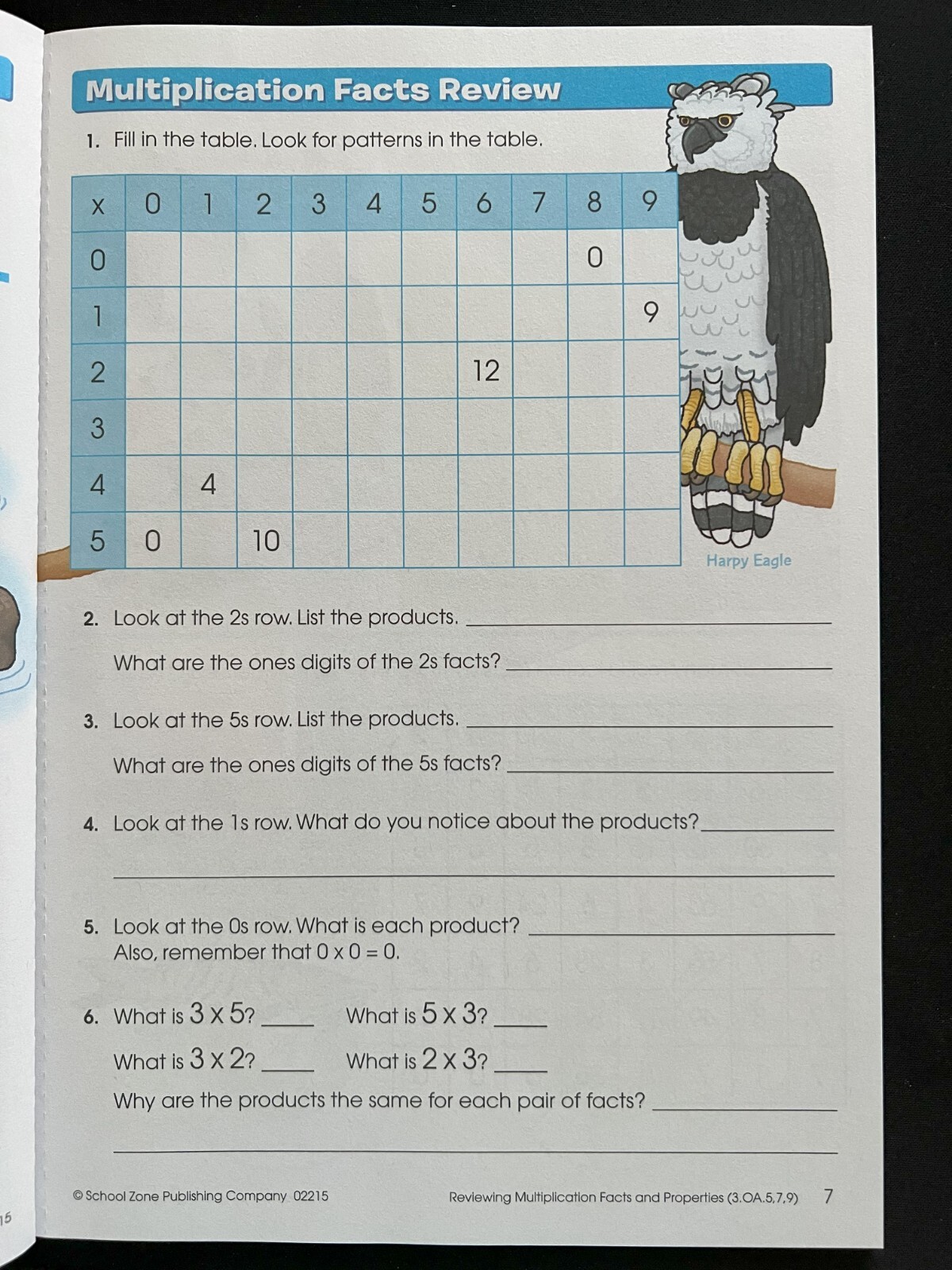 3rd 4th Grade Math Workbooks Multiplication & Division Practice Books Ages 8 10
