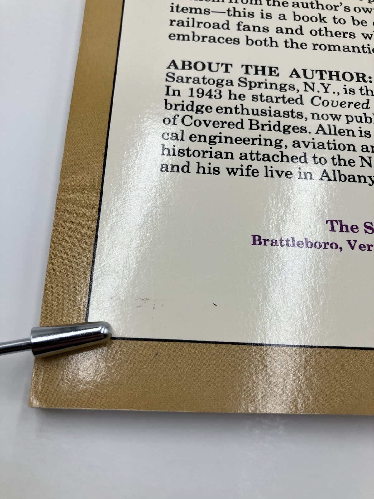 Covered Bridges of The Northeast Revised Builders Tools Vintage PB Richard Allen