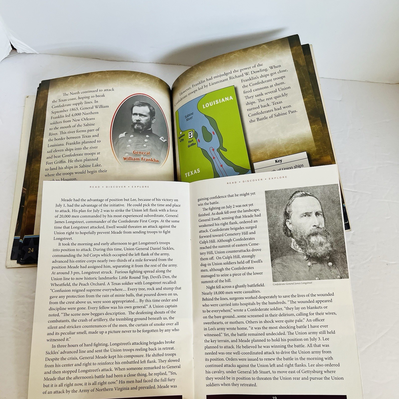 Childrens US History Book Lot 6 Civil War Underground Railroad Lincoln ExLib
