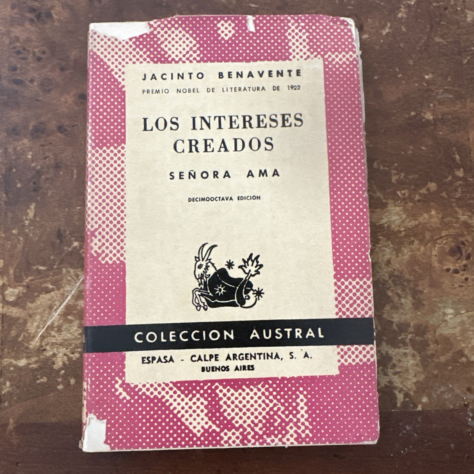 Los Intereses Creados (1967, Spanish Paperback) Señora Ama Very Good Ships Fast