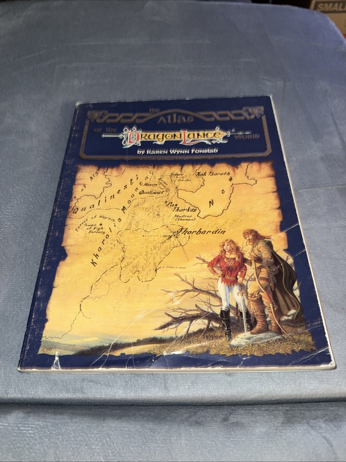 Atlas of the DRAGONLANCE World – TSR Karen Wynn Fonstad 1987 1st Printing 8448