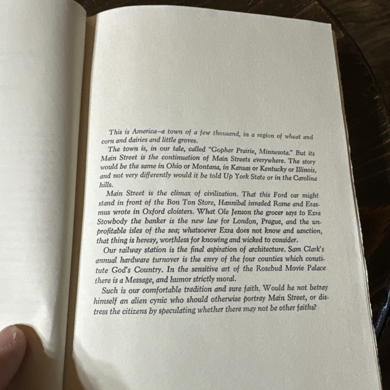 Main Street by Sinclair Lewis, HC, 1948