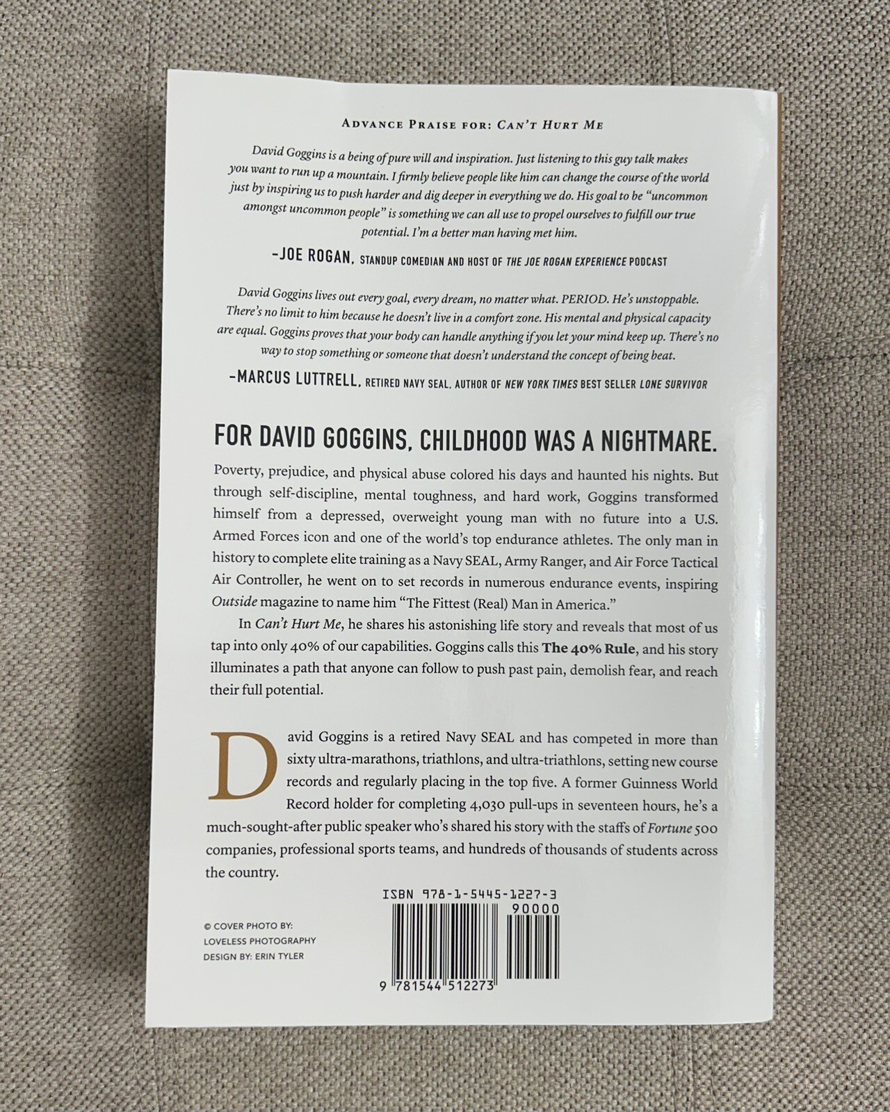 Cant Hurt Me David Goggins Softcover Book Lioncrest Publishing NWOT