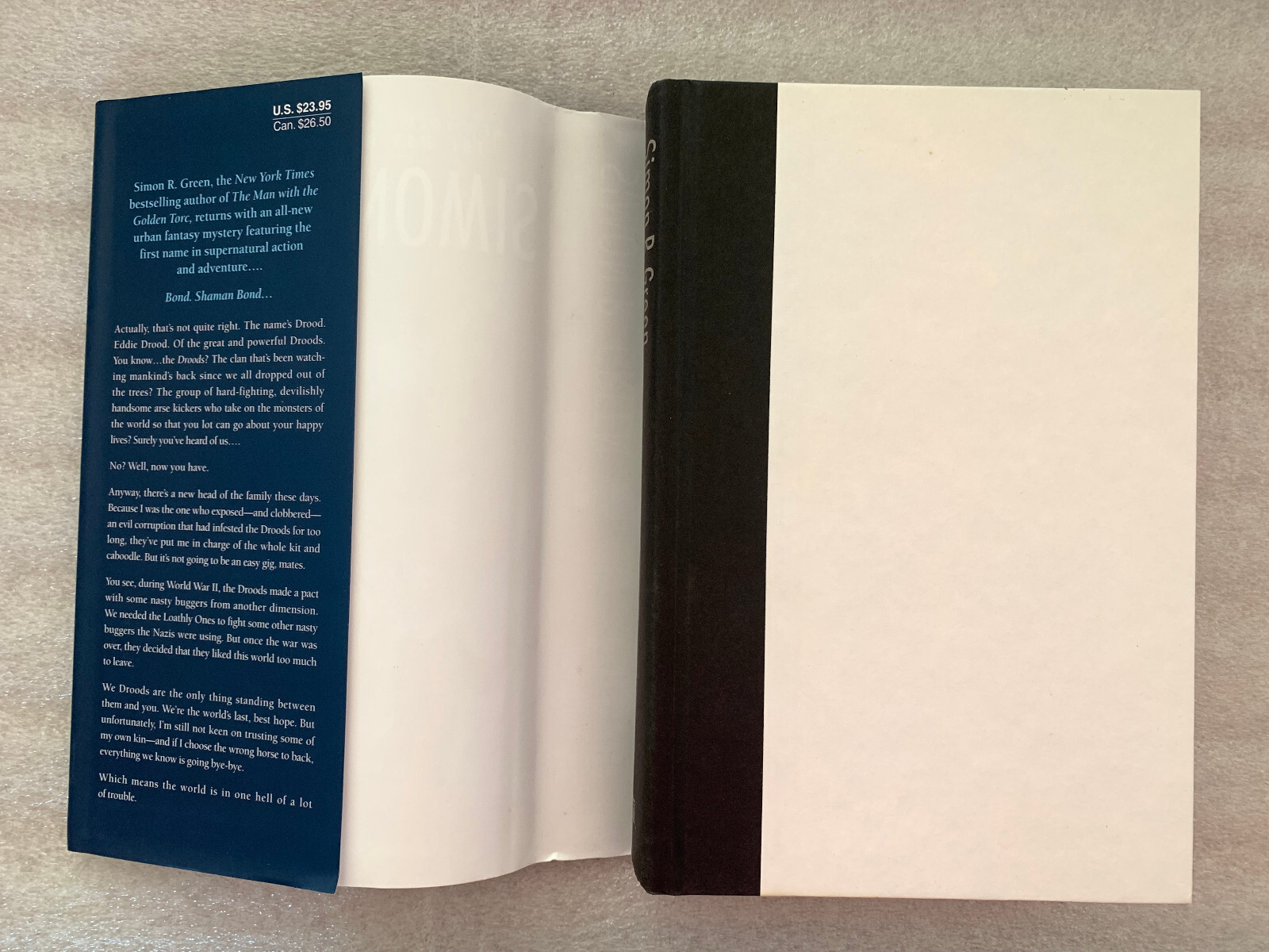 5lbs of 3 SIMON R. GREEN HARDCOVER BOOKS LOT THE SPY WHO HAUNTED ME DAEMONS