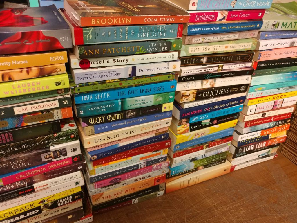 Books by Genre 20 LBS (Pounds) Box Value Lot Sorted Fiction/Nonfiction HB/PB SET