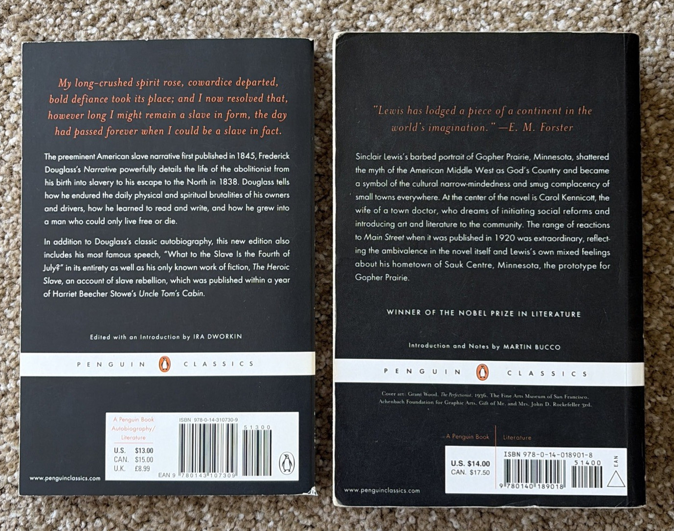 Lot Of 17 Penguin Classics Paperback Du Bois, Dante, Sinclair Lewis *VERY GOOD*