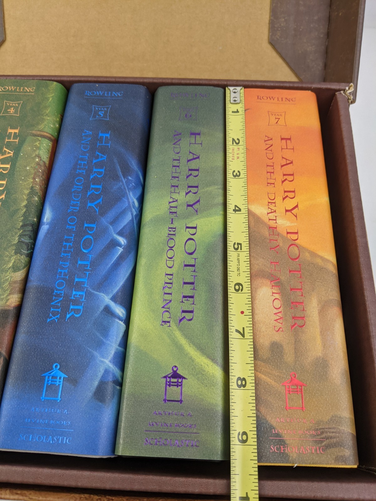 Harry Potter Boxed Set Hardcover 1-7 in Trunk Chest Limited Edition NO BOOK 3