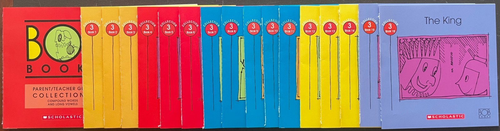 BOB BOOKS, COLLECTION 3 COMPLEX WORDS AND LONG VOWELS. Very Good Condition