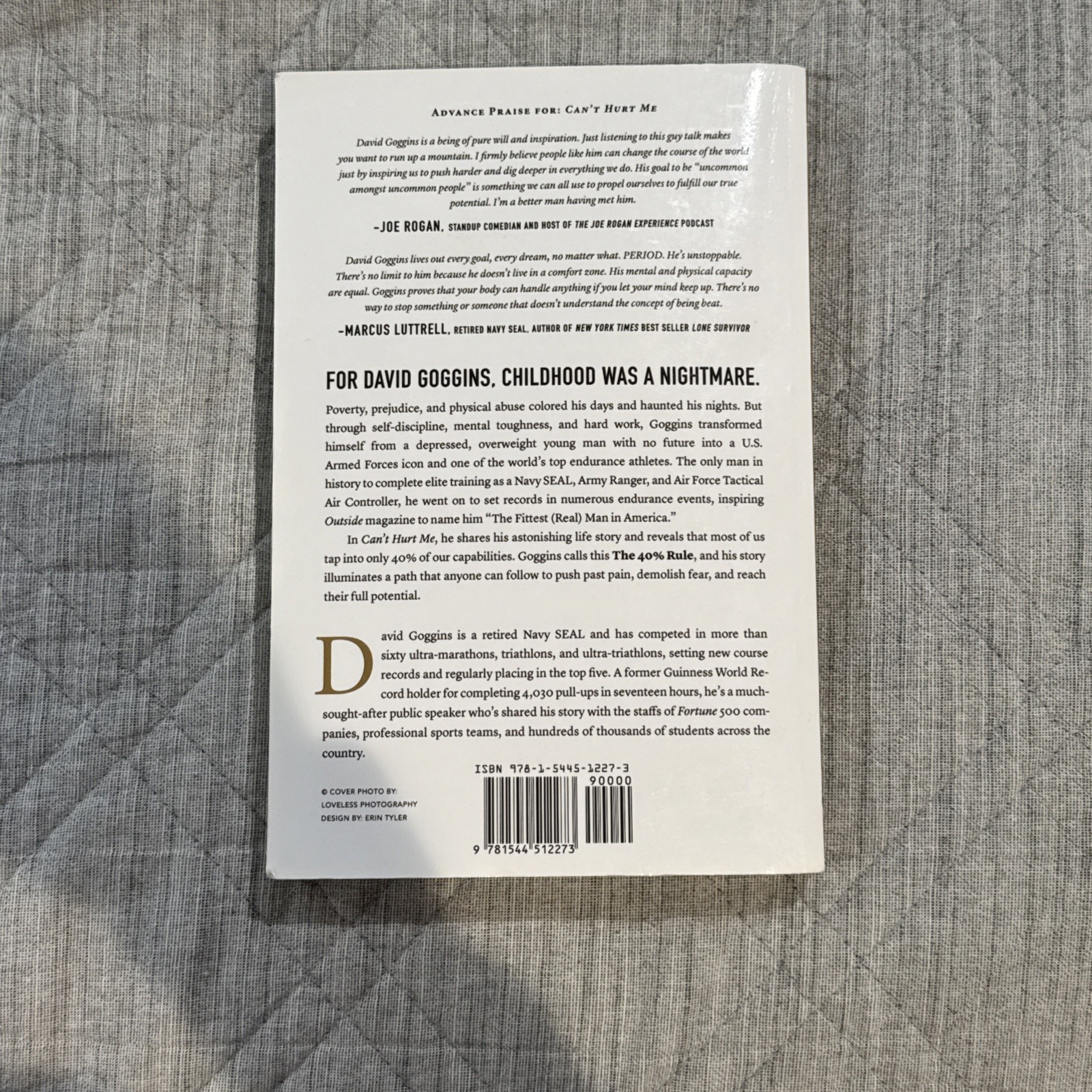 Can’t Hurt Me : Master Your Mind and Defy the Odds by David Goggins (2018,…