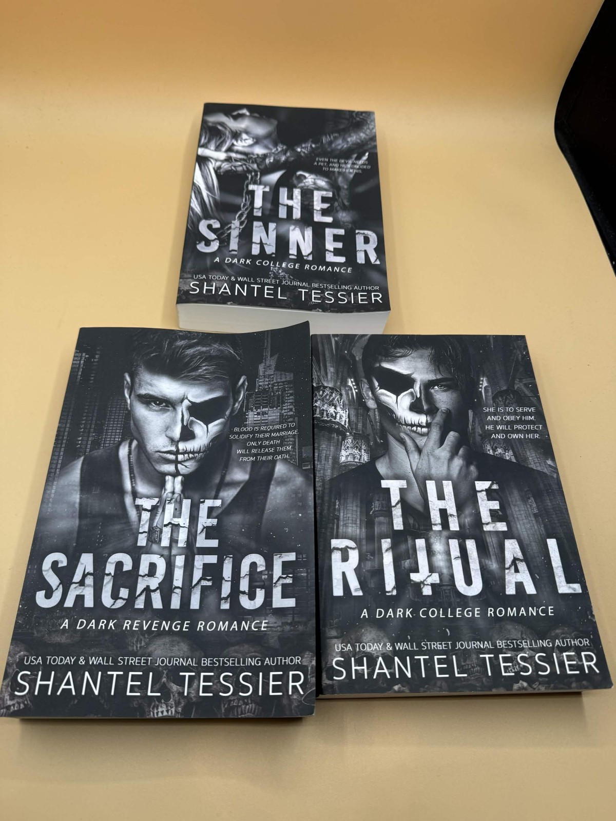 Shantel Tessier Dark Romance LORDS 3 Book Series Set Ritual Sacrifice Sinner
