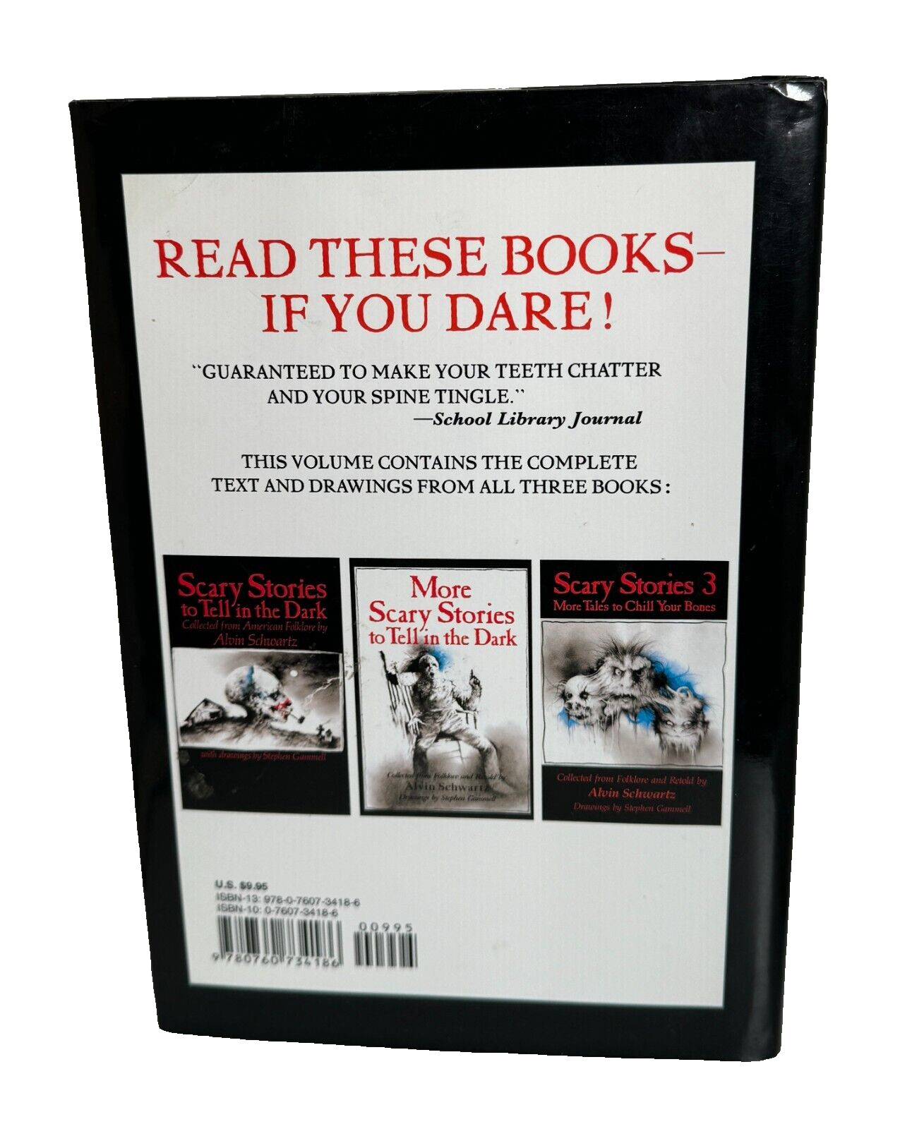 THE SCARY STORIES TREASURY HBDJ Alvin Schwartz Stephen Gammell