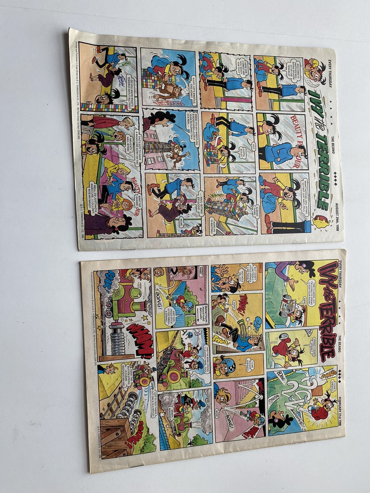Vintage Beano Comic Book Dennis the Menace 1997 1998 #2901 2928 2860 2916 2890