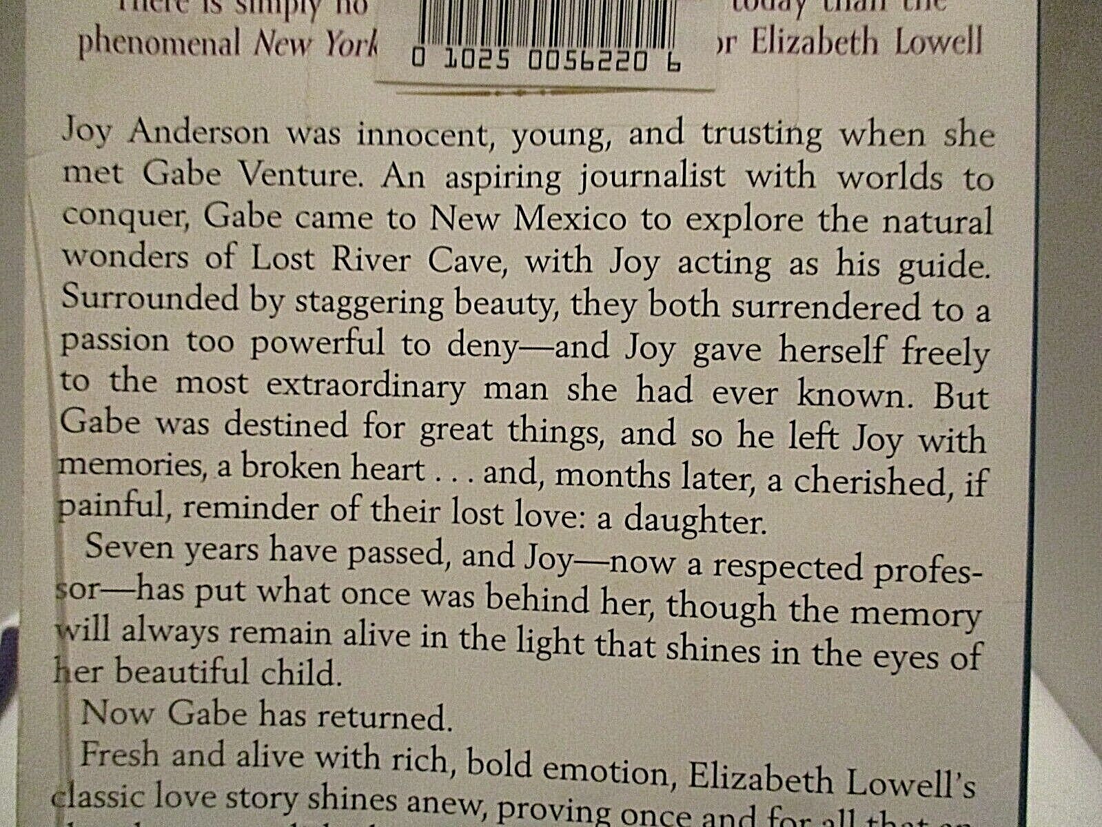 ELIZABETH LOWELL Large Print This Time Love see photos for title/synopsis