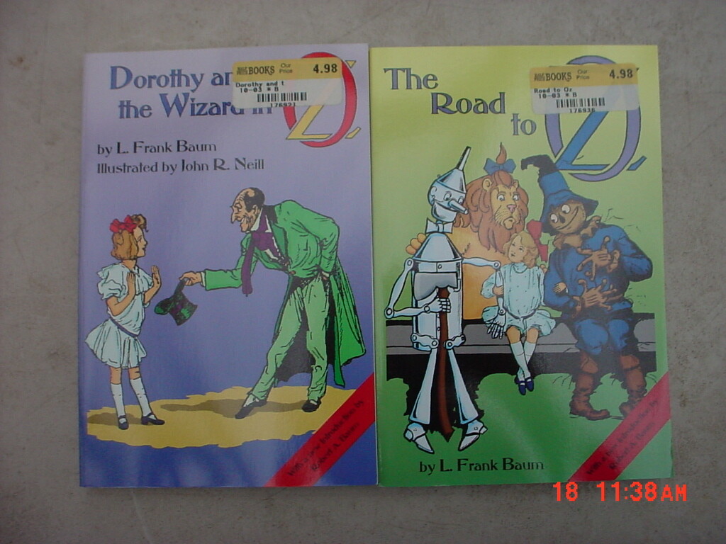 10 Volumes of OZ Paperbound by L. Frank Baum