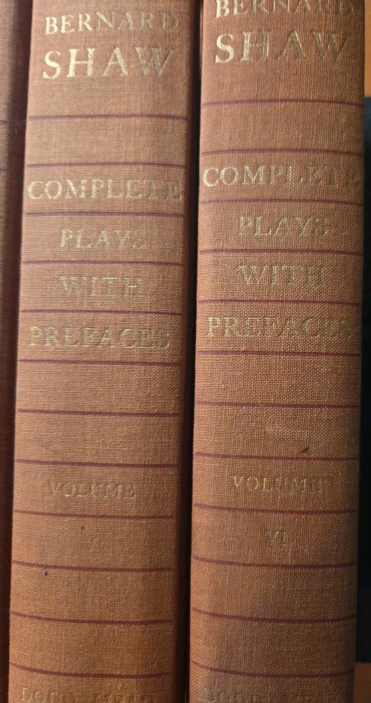 George Bernard Shaw Complete Plays with Prefaces 6 VOLUMES Near Fine Cond. 1962