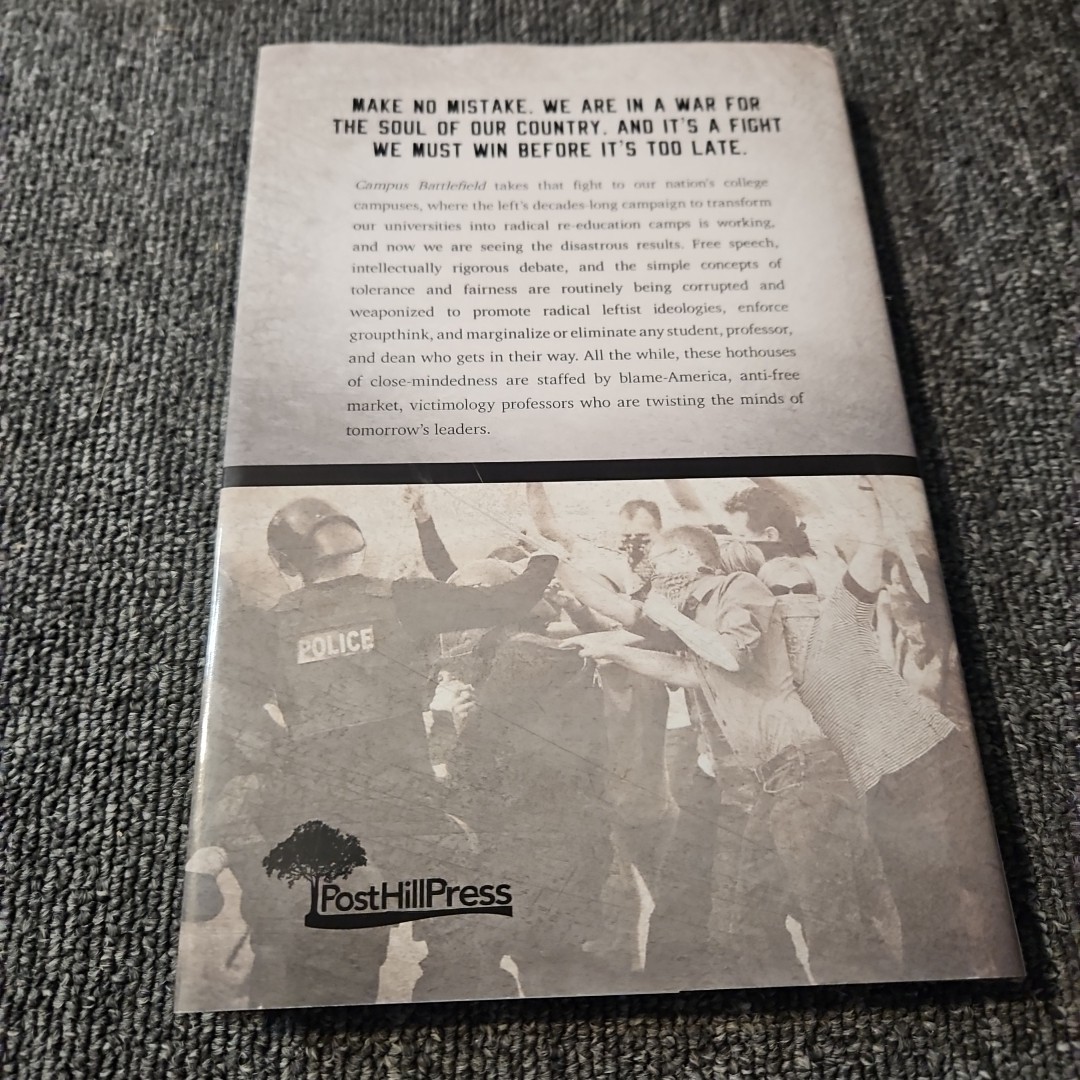 Campus Battlefield Charlie Kirk Collectable HARDCOVER 1st Edition