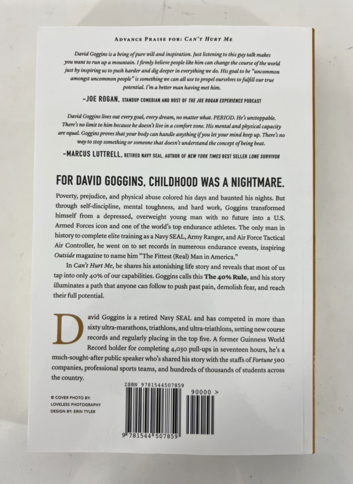 Can’t Hurt Me: Master Your Mind and Defy the Odds | Clean Edition by D. Goggins