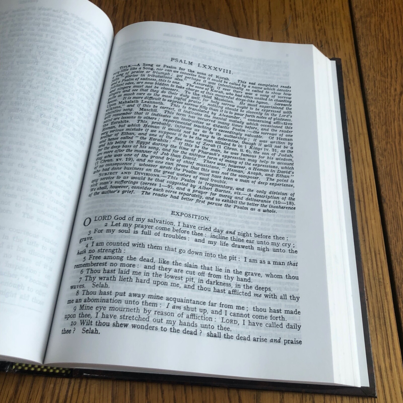 Treasury of David: Wisdom Of The Psalms: Volume 2-3, Charles Spurgeon, 1990 HC