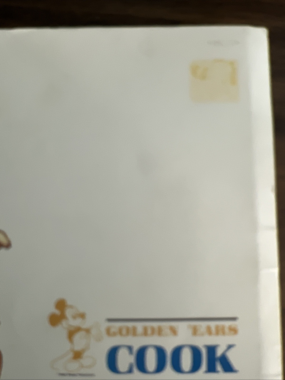 Walt Disney World Golden ‘Ears Club Cook book Cookbook Favorite Recipes RARE