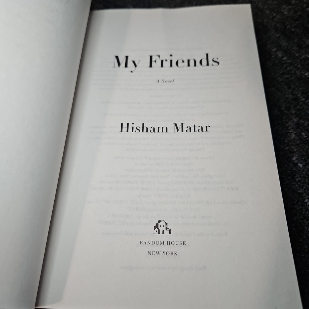 My Friends A Novel – Matar Hisham | Paperback