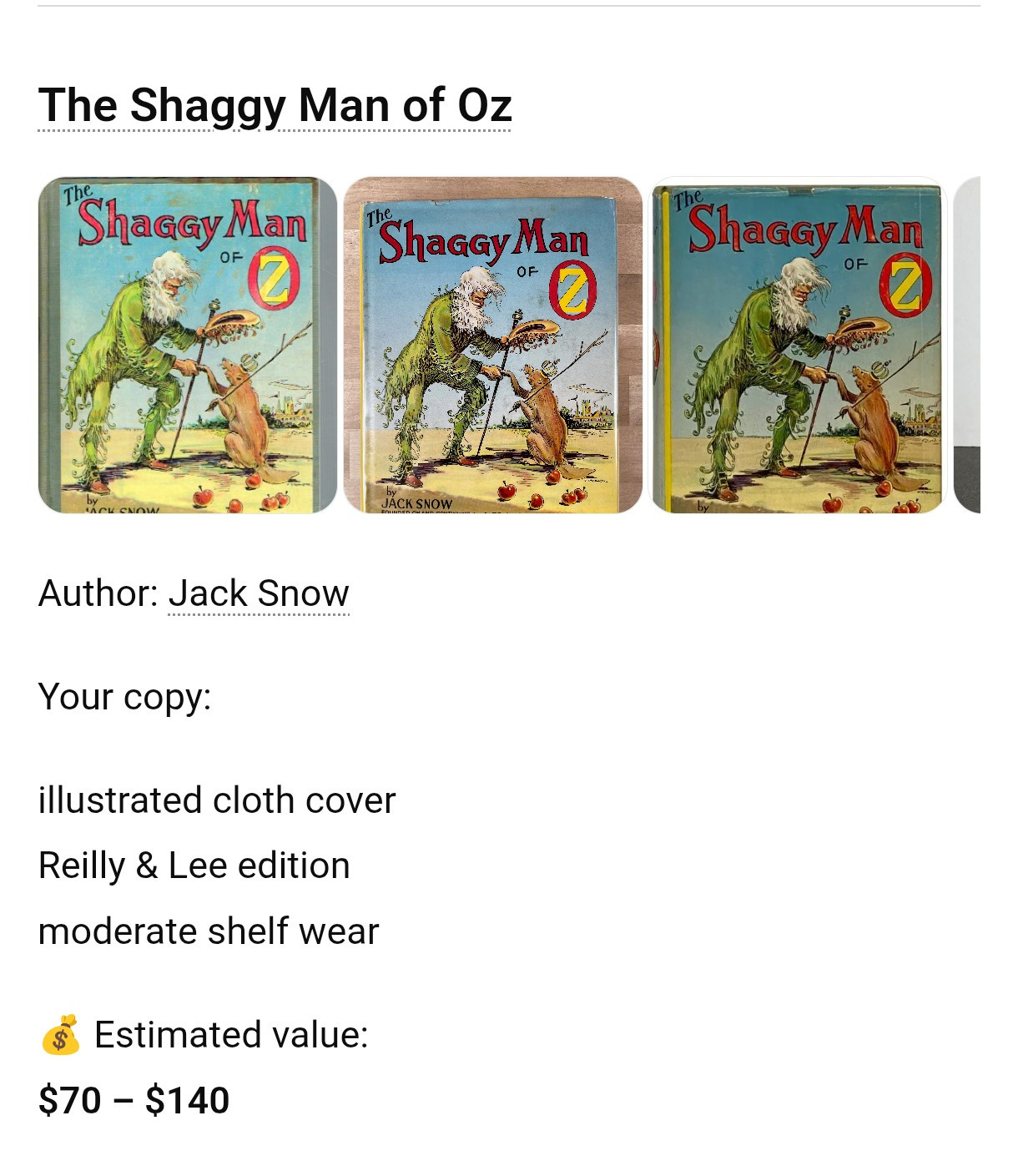 A Collection of Vintage Oz books Over 30 books for your enjoyment.