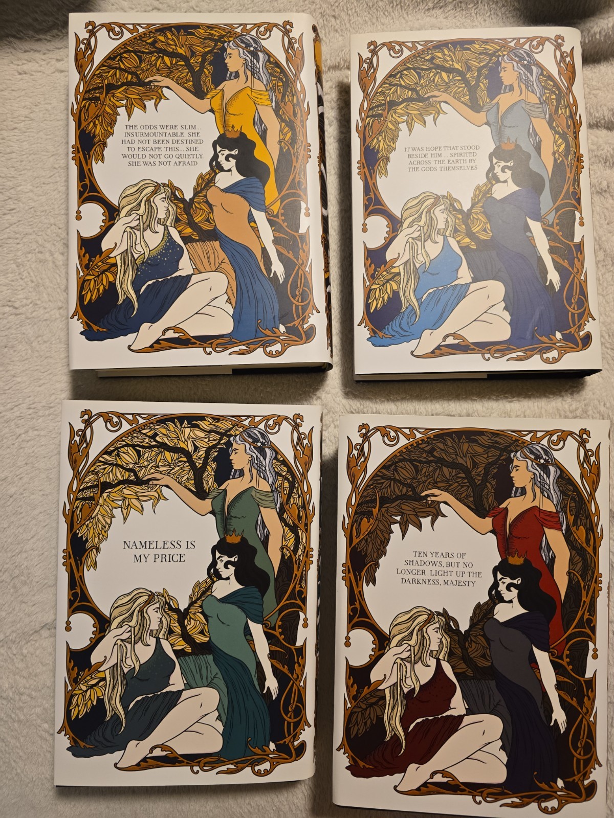 Throne Of Glass Box Set Hardcover Withe Nerdy Ink Dust Jackets Sarah J. Maas
