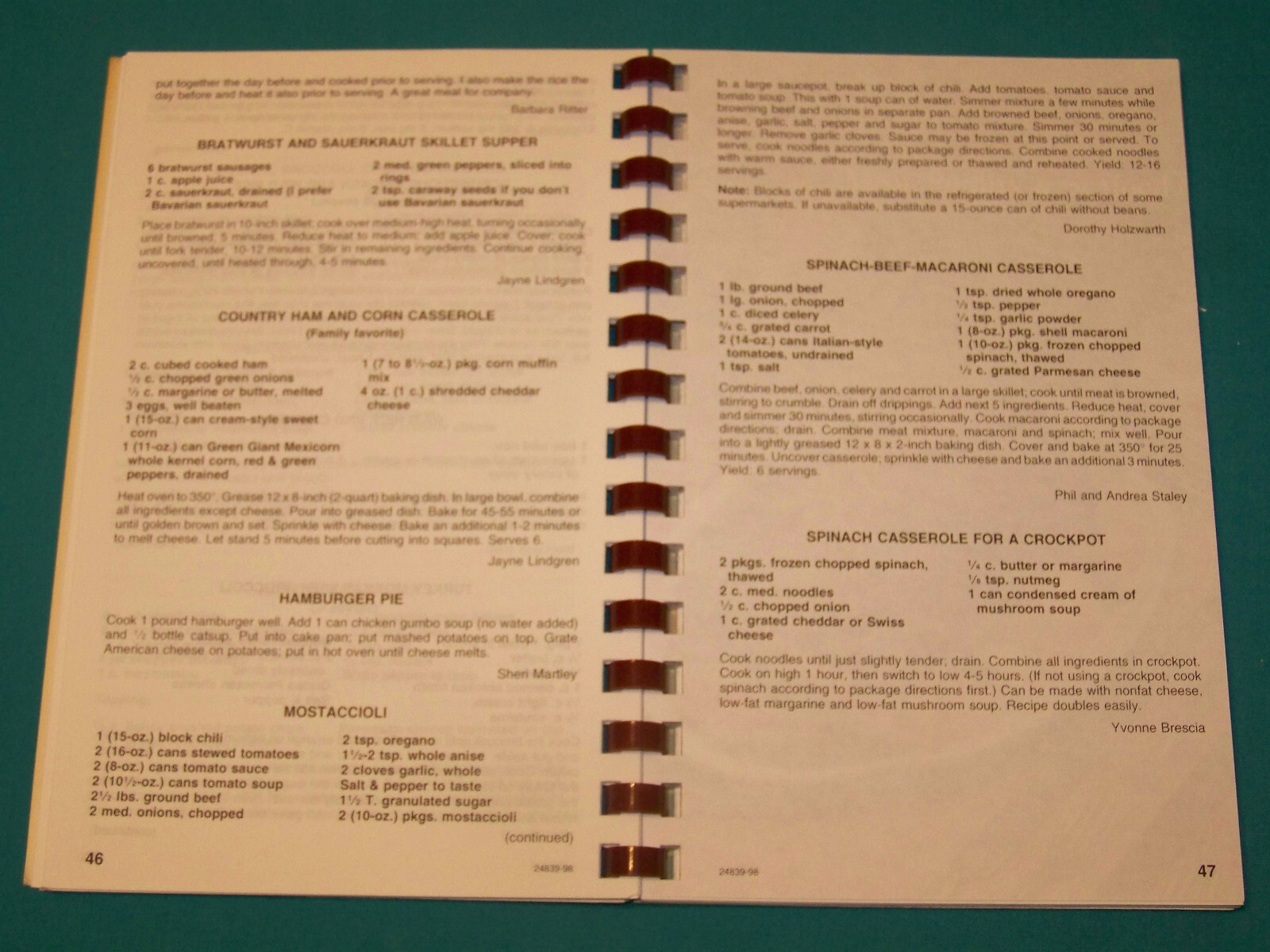 Trinity Episcopal Church Cookbook St. Charles MO 1998 Missouri