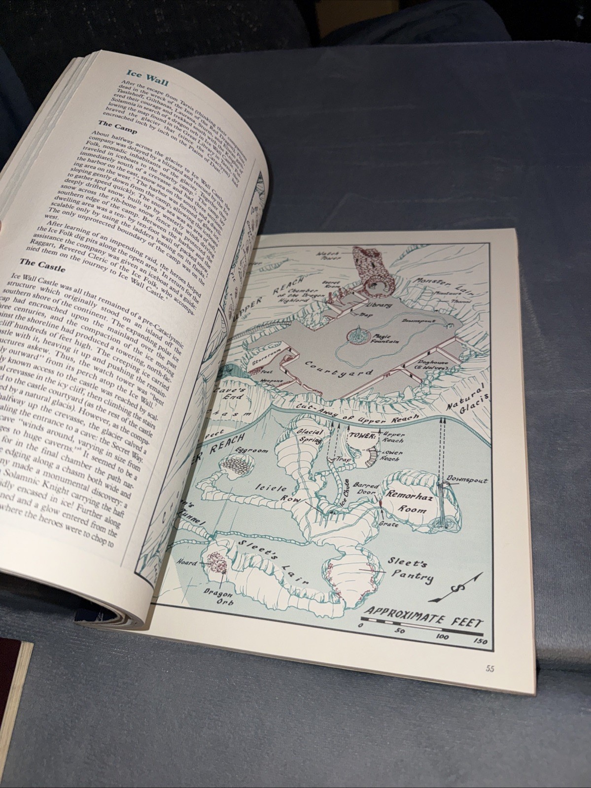 Atlas of the DRAGONLANCE World – TSR Karen Wynn Fonstad 1987 1st Printing 8448