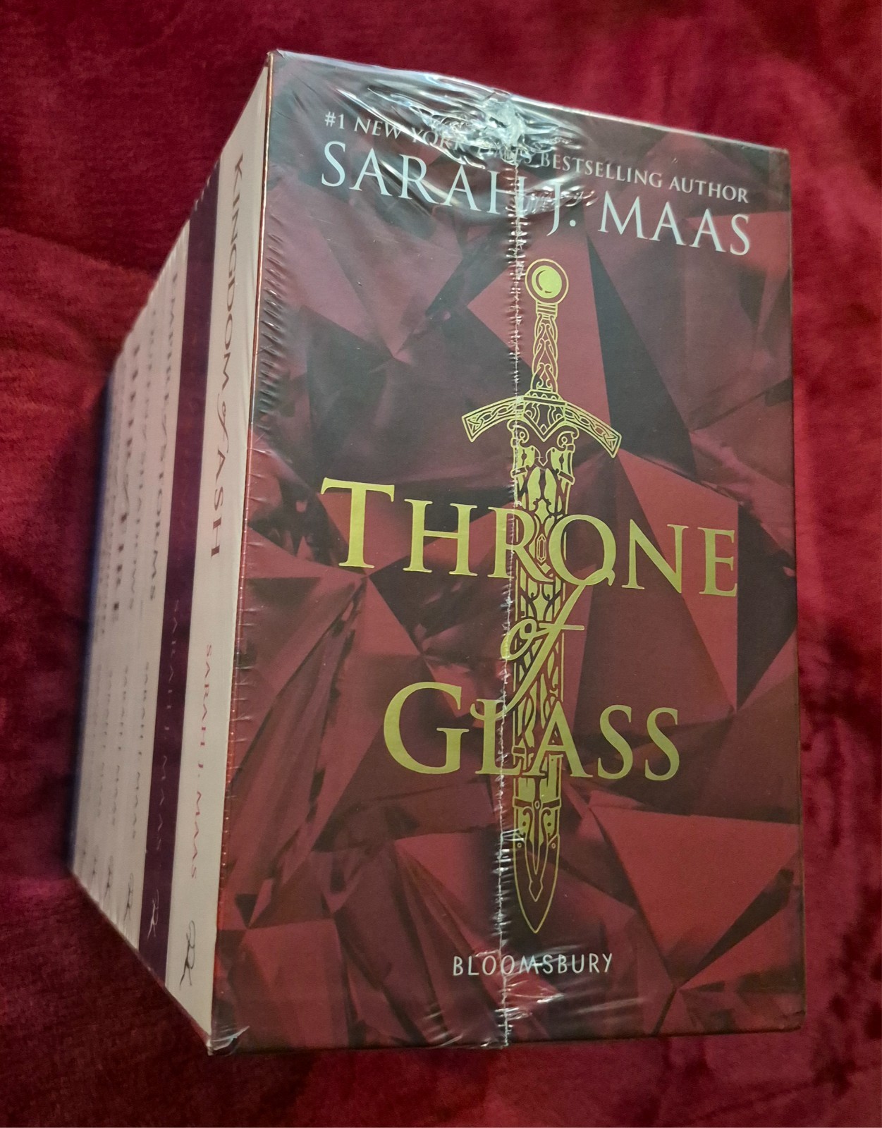 Throne of Glass Box Set Series SEALED White UK covers Books Sarah J Maas oop set