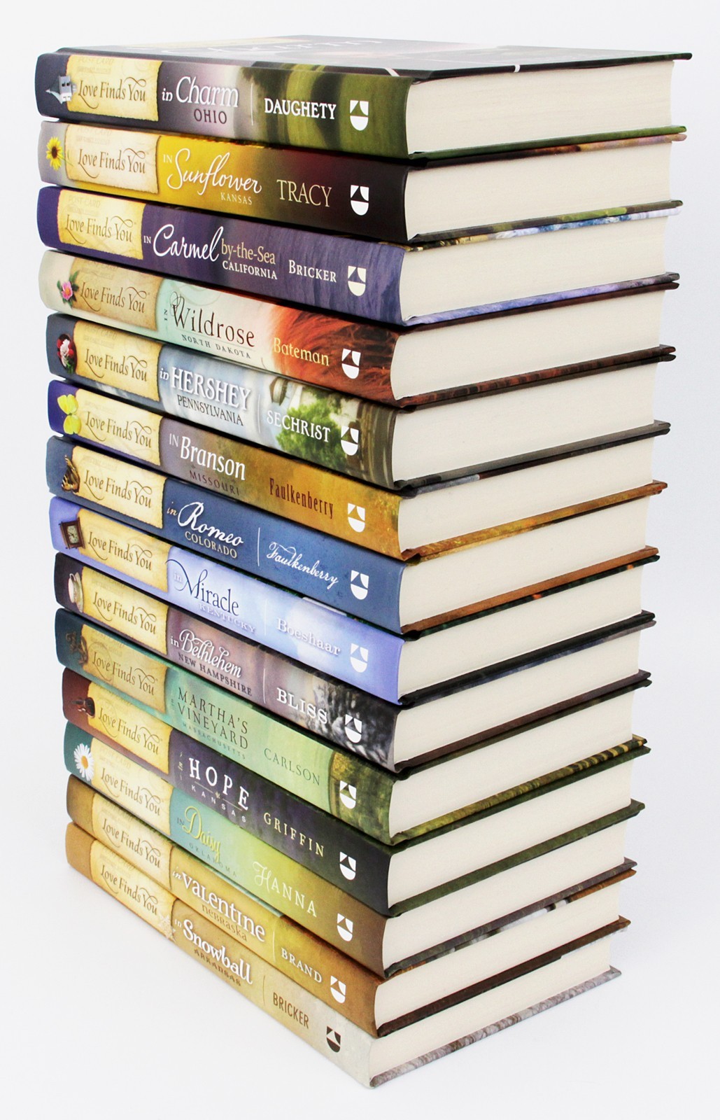 Lot of 14 Guideposts Love Finds You Postcard Series by US State HC Charm Ohio