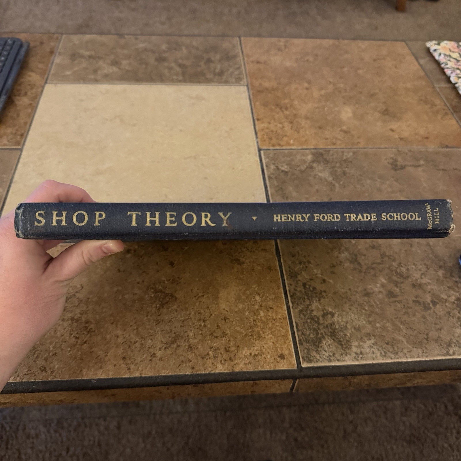 Shop Theory Revised Edition Hardcover McGraw-Hill Mechanical Engineering 1940’s