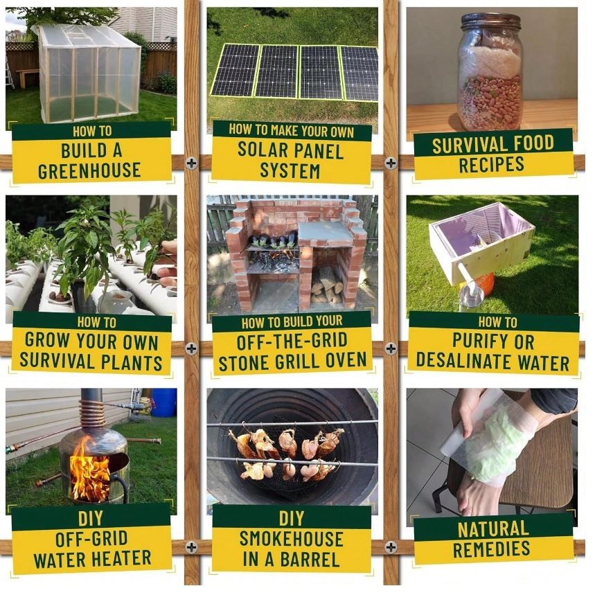 No Grid Survival Projects: Off Grid DIY Survival Projects Book, Self-Sufficient