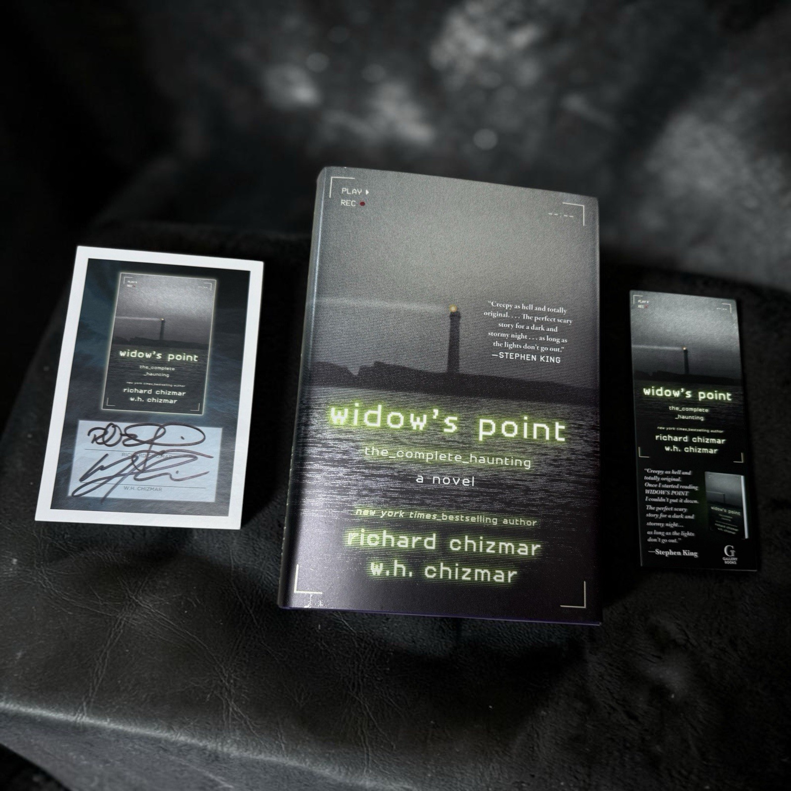 Widow’s Point The Complete Haunting Richard & W H Chizmar Signed Book Plate