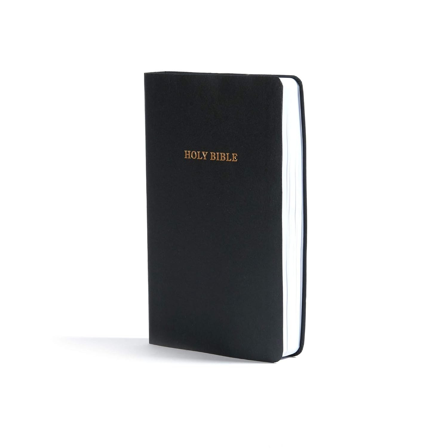 KJV Bible Black Imitation Leather, KJV Holy Bible, Red Letter Easy-To-Read Bible