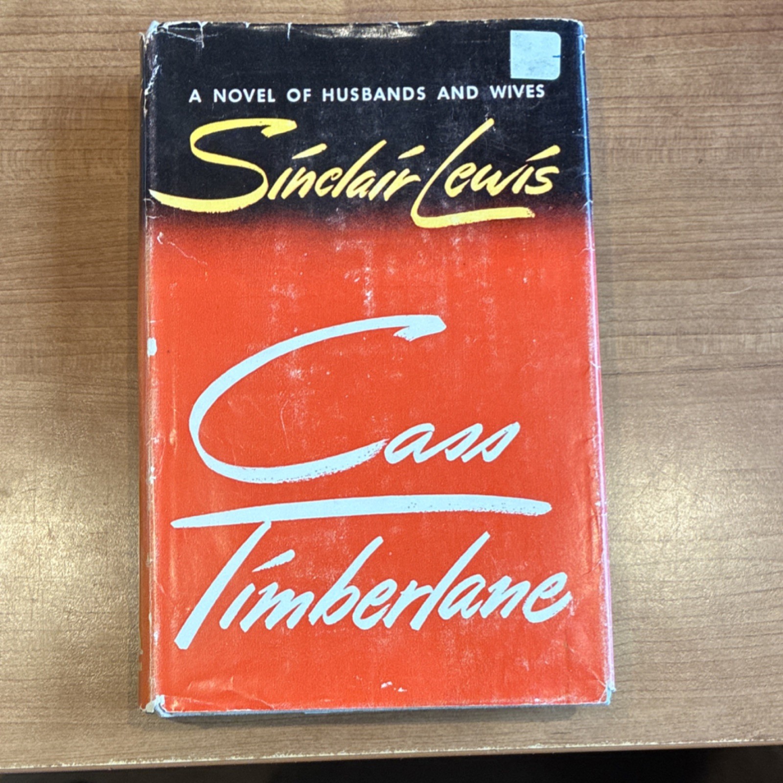 Cass Timberlane Sinclair Lewis Hardcover Random House First Edition
