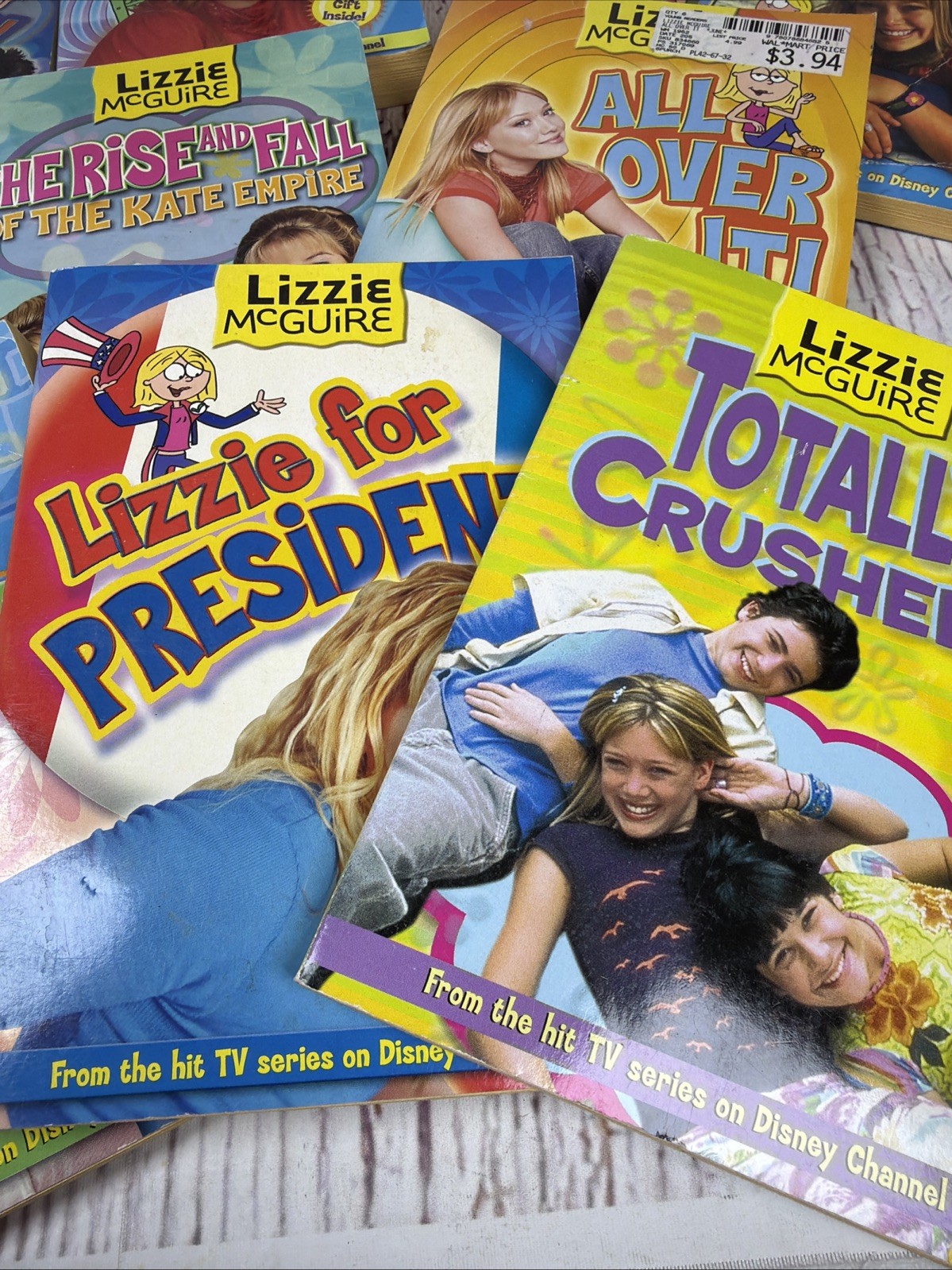 Lizzie Mcguire 2000’s Lot of 10 Paperback Mysteries TV Disney Hillary Duff